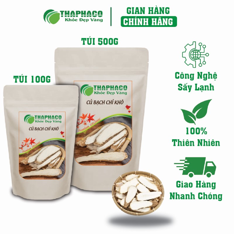Địa chỉ bán túi 100g củ bạch chỉ khô giá rẻ