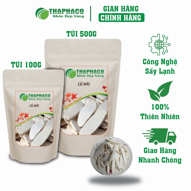 Nơi bán lẻ túi 100 củ mài khô giá rẻ tại TP.HCM