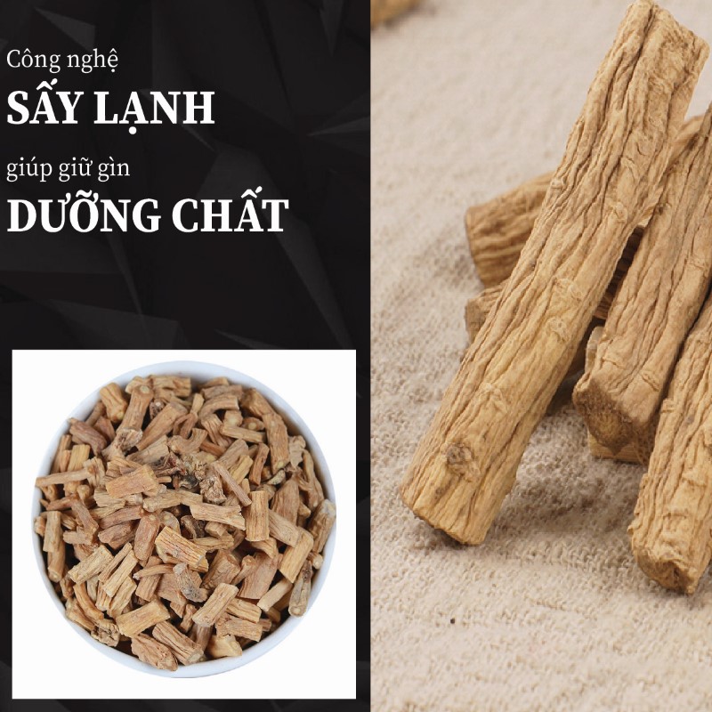 Đẳng sâm khô vẫn giữ trọn dưỡng chất nhờ quy trình sấy hiện đại 