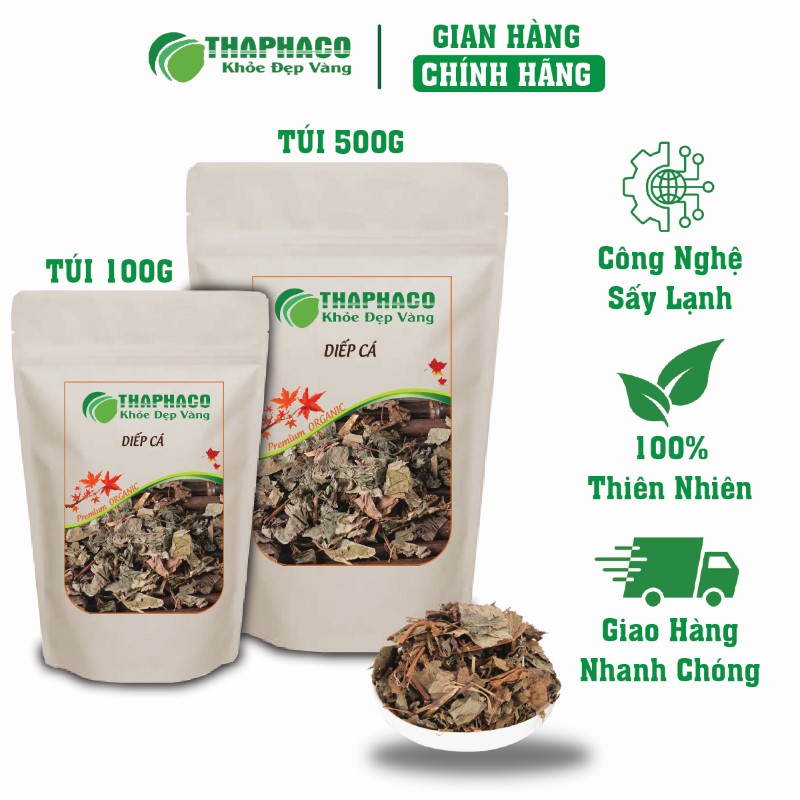Đặt túi 100g diếp cá khô THAPHACO để nhận hàng liền tay