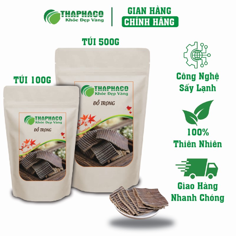 Mua túi 100g đỗ trọng khô tại THAPHACO để nhận ngay ưu đãi