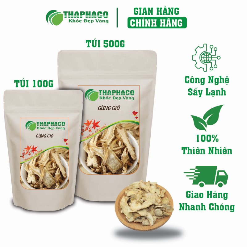 Chính sách giao hàng nhanh chóng khi mua gừng gió khô tại THAPHACO