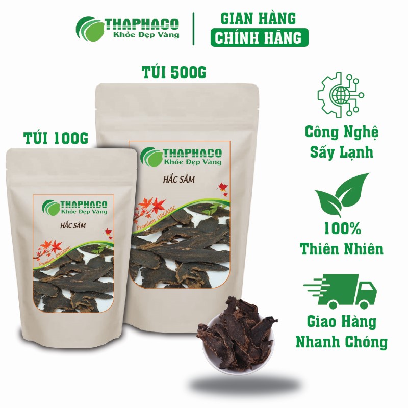 Địa chỉ bán túi 100g hắc sâm khô giá rẻ tại TP.HCM