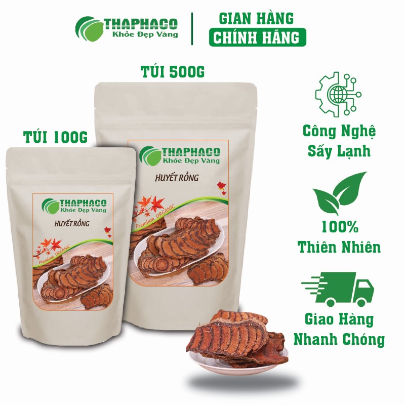 THAPHACO nơi bán túi 100g huyết rồng khô giá rẻ tại TP.HCM