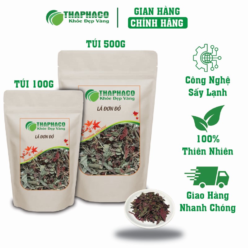 Địa chỉ bán túi 100g lá đơn đỏ khô giá rẻ uy tín tại TP.HCM