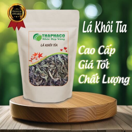 Túi lá khôi tía khô 100g giá rẻ