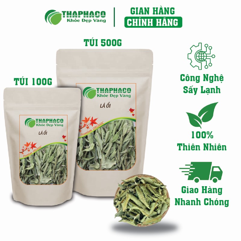 THAPHACO nơi bán túi 100g lá ổi khô giá rẻ tại TP.HCM