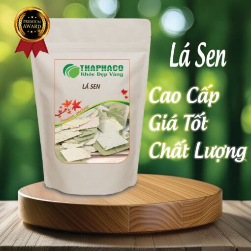 Túi 100g lá sen khô giá rẻ THAPHACO