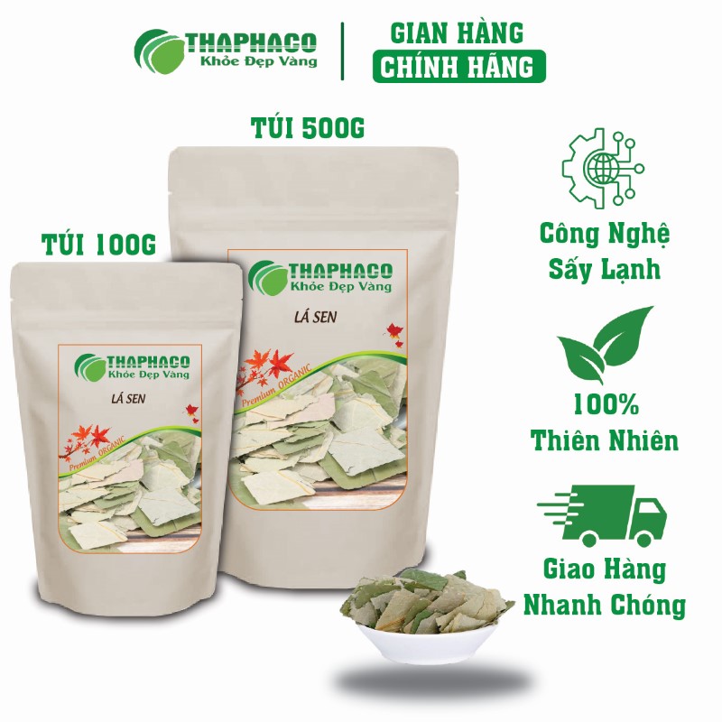 Gợi ý nơi bán lẻ túi 100g lá sen khô chính hãng tại TP.HCM