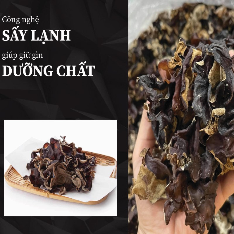 Mộc nhĩ rừng khô của THAPHACO có nhiều ưu điểm nổi bật