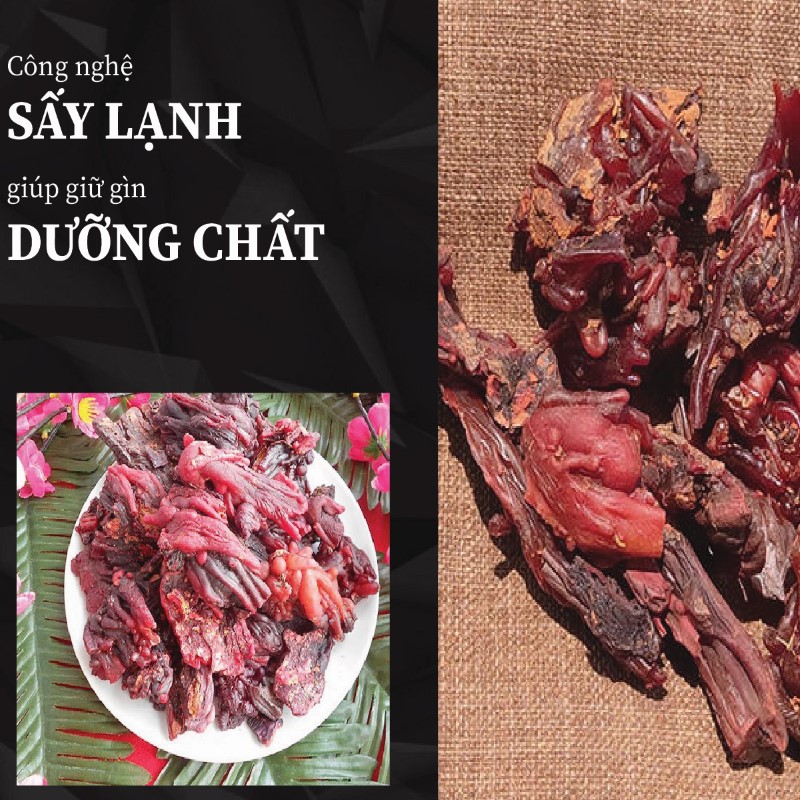 Mủ gòn khô giữ trọn dưỡng chất nhờ công nghệ sấy hiện đại