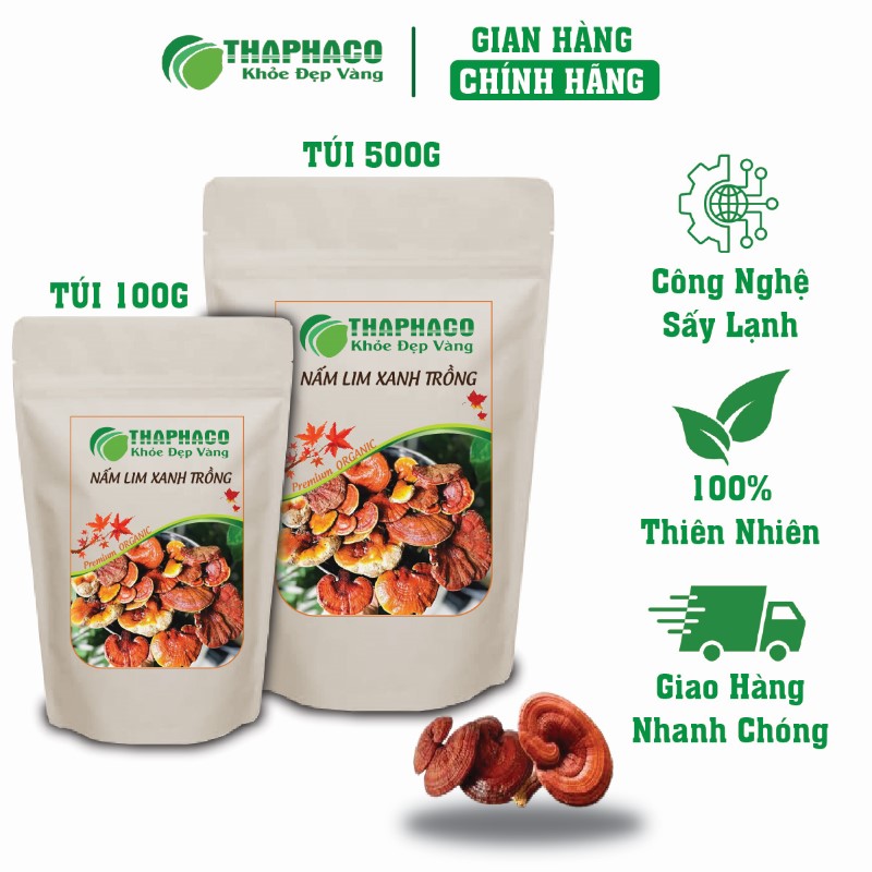Mua 100g nấm lim xanh trồng khô tại THAPHACO để nhận ngay ưu đãi