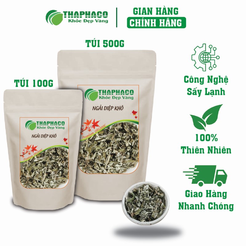 Mua túi 100g ngải cứu khô tại THAPHACO để nhận hàng liền tay