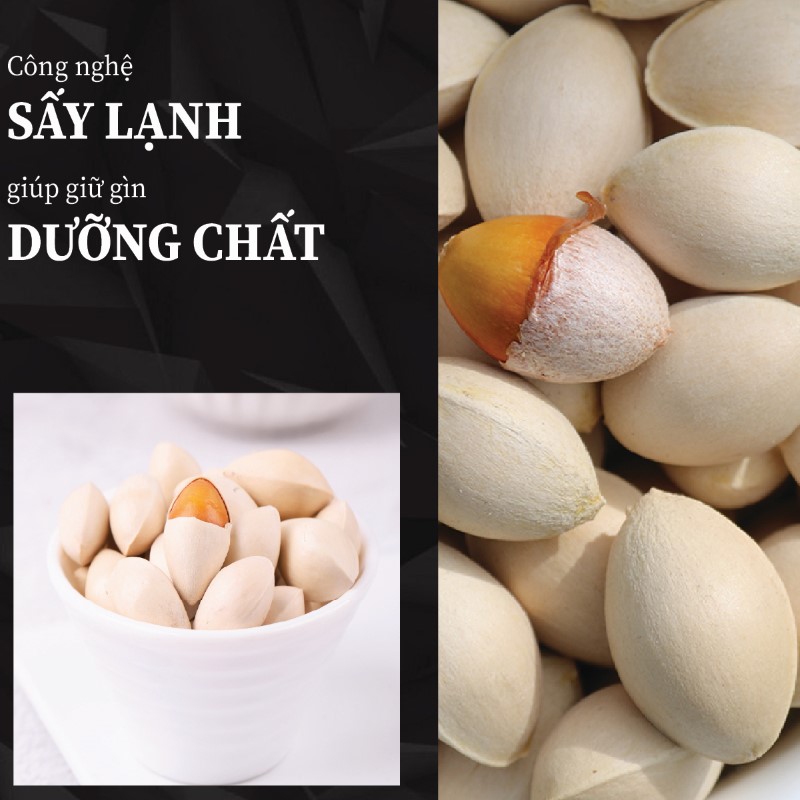 Ngân hạnh khô giữ trọn dưỡng chất nhờ công nghệ sấy hiện đại