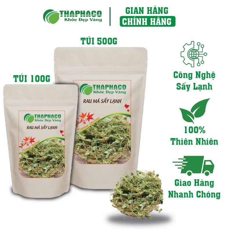 Địa chỉ bán túi 100g rau má sấy lạnh giá rẻ tại TP.HCM