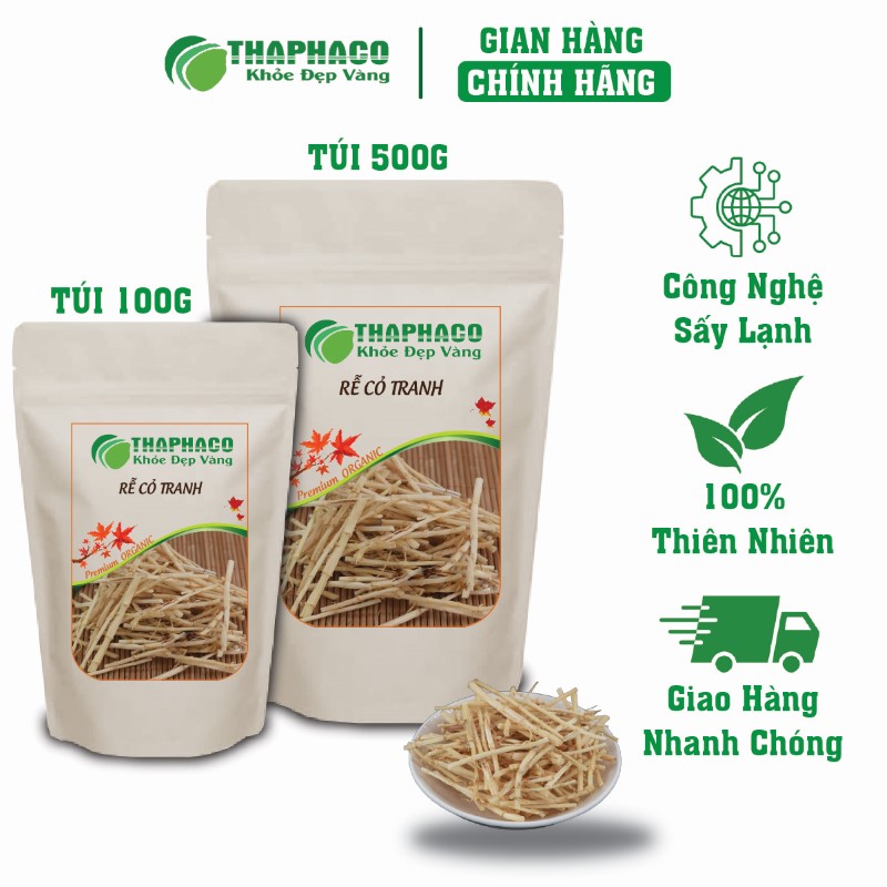 THAPHACO nơi bán túi 100g rễ cỏ tranh khô giá rẻ