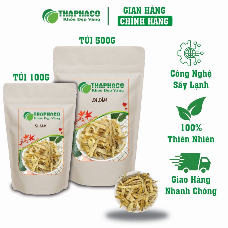 Gợi ý địa chỉ bán lẻ túi 100g sa sâm khô giá rẻ chính hãng
