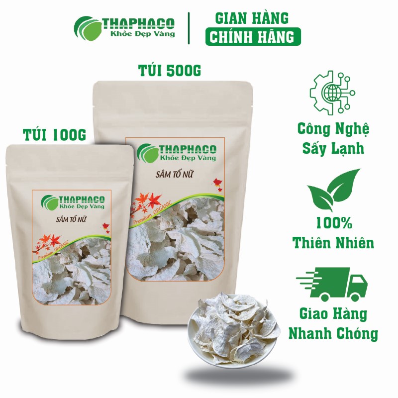 Mua ngay túi 100g sâm tố nữ khô THAPHACO để nhận hàng nhanh chóng