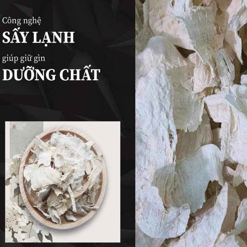 Nhờ công nghệ sấy hiện đại, sâm tố nữ khô vẫn giữ trọn dưỡng chất