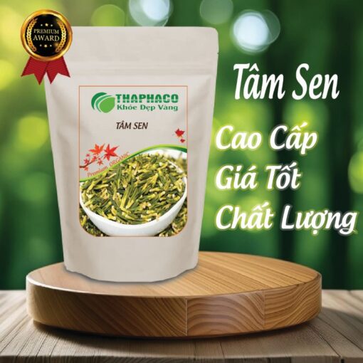 Túi 100g tâm sen khô giá rẻ THAPHACO