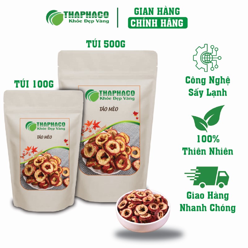 Địa chỉ bán túi 100g táo mèo khô giá rẻ tại TP.HCM