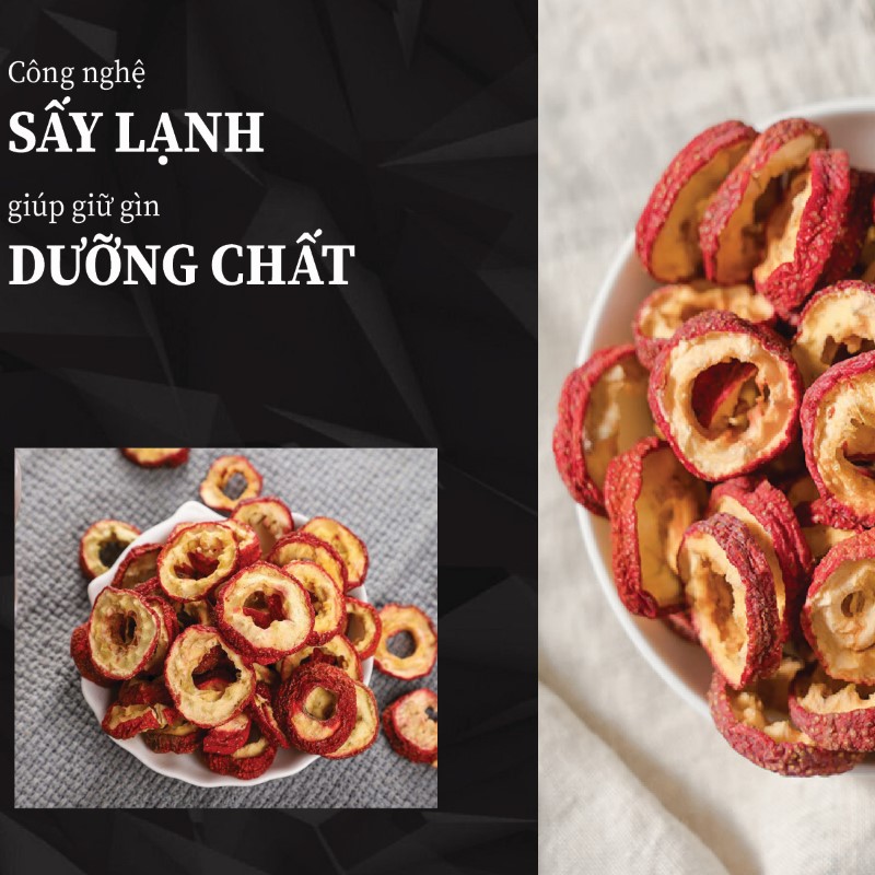 Hình ảnh sản phẩm táo mèo khô giá rẻ trong túi 100g