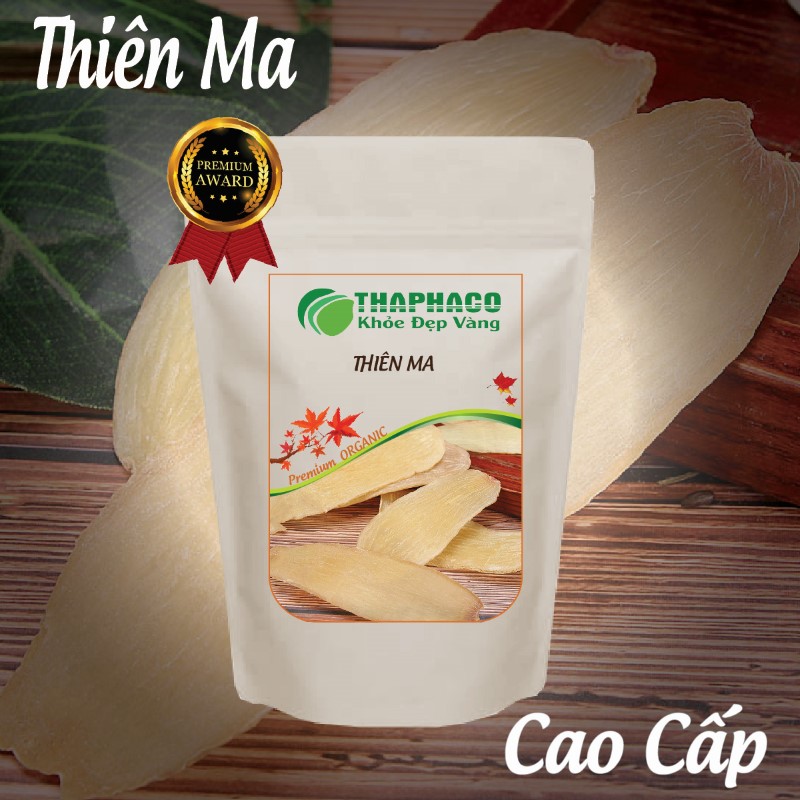 Túi 100g thiên ma khô tiện lợi, phù hợp với nhiều nhóm khách hàng