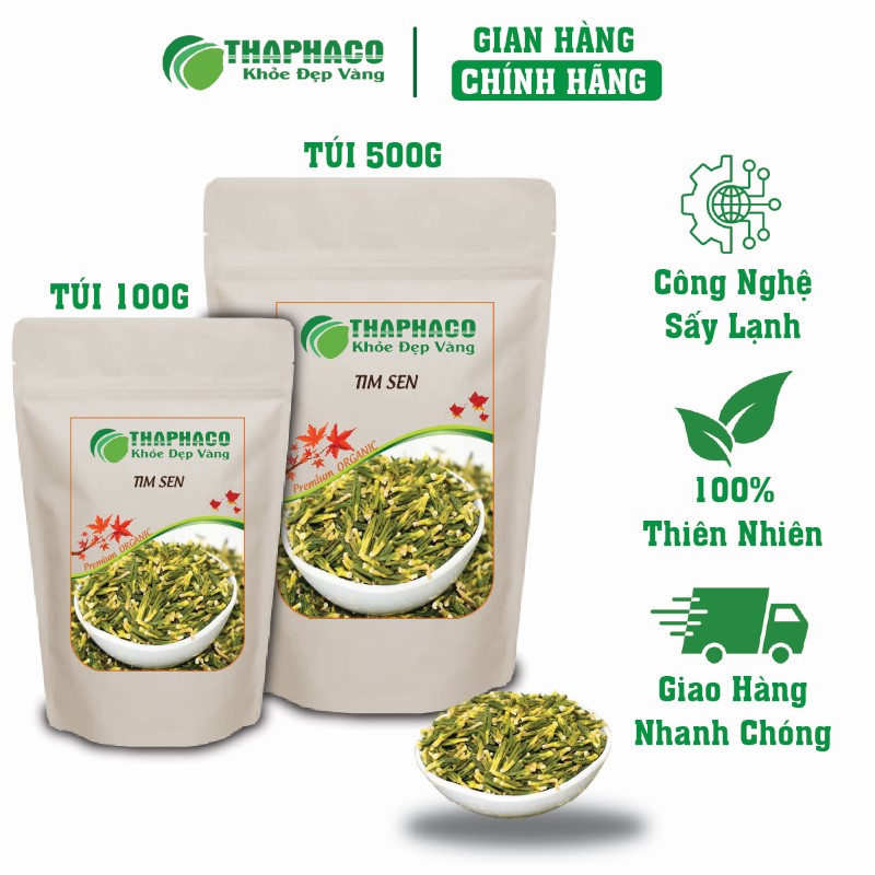 THAPHACO địa chỉ bán tim sen khô giá rẻ tại TP.HCM