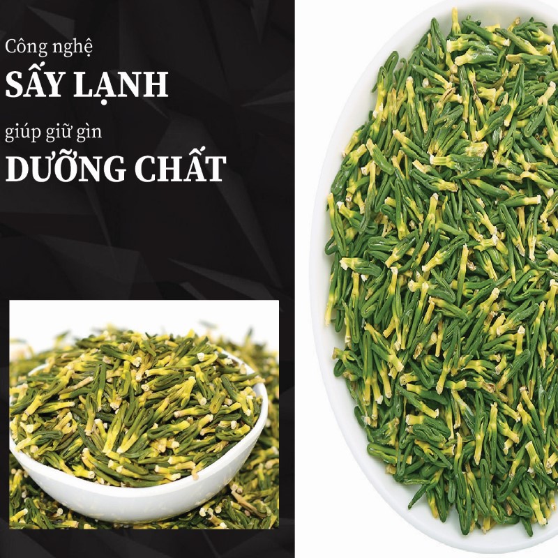 Tim sen khô được sấy lạnh để giữ nguyên dưỡng chất