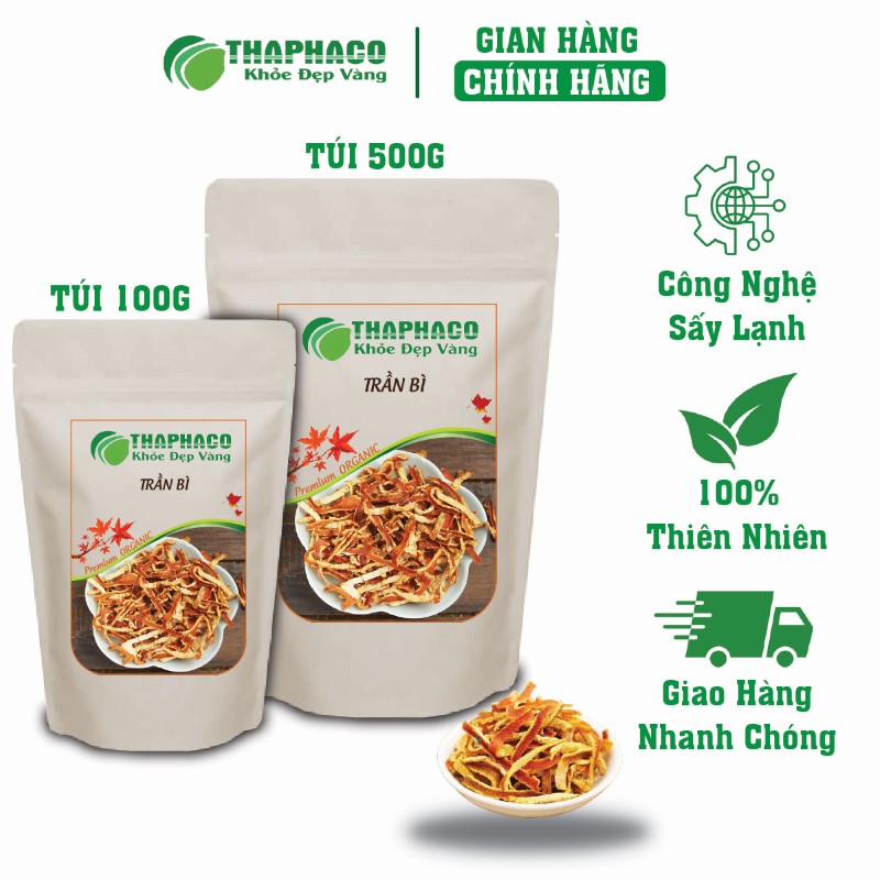 THAPHACO địa chỉ bán túi 100g trần bì khô uy tín
