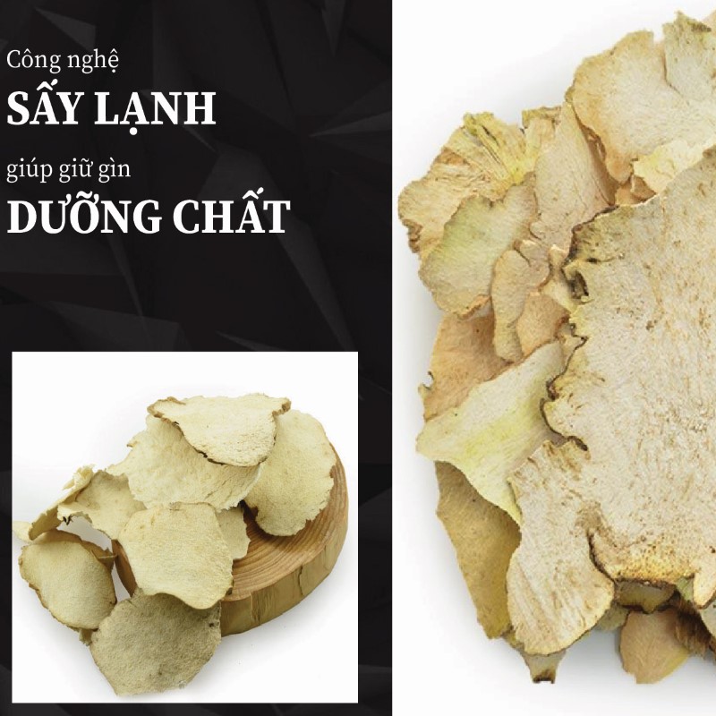 Tỳ giải khô giữ được dưỡng chất nhờ quy trình sấy hiện đại 