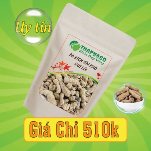 Túi 500g ba kích tím rút lõi sấy khô giá rẻ