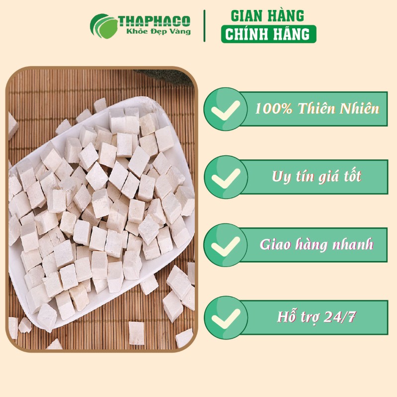 Liên hệ THAPHACO để mua 500g bạch phục linh giá rẻ tại TP.HCM