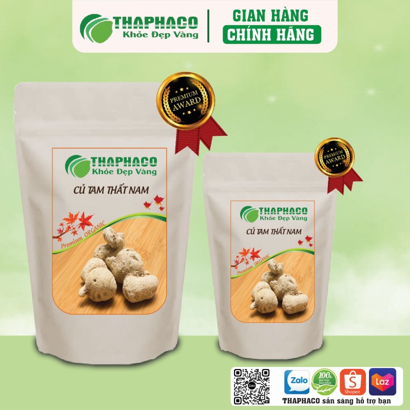 Củ tam thất nam khô túi 1kg nguyên chất giá rẻ 