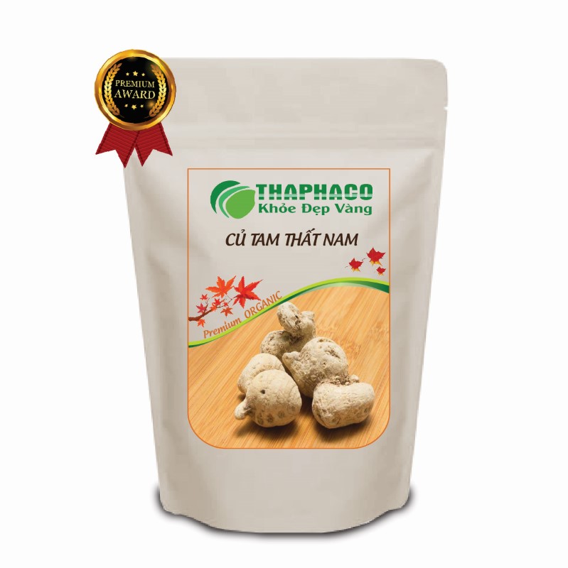 Hình ảnh củ tam thất nam sấy khô túi 500g tại THAPHACO