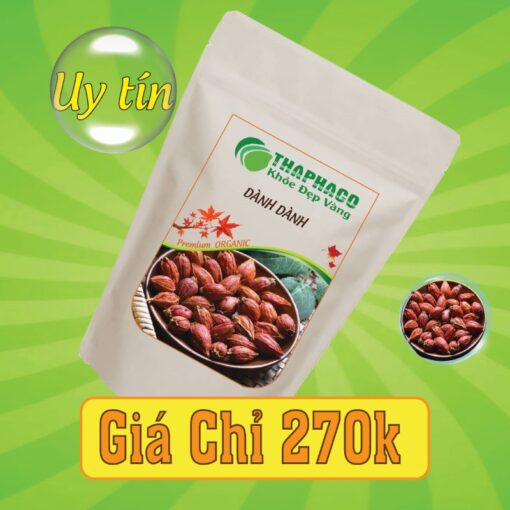 Túi 500g dành dành sấy khô giá rẻ