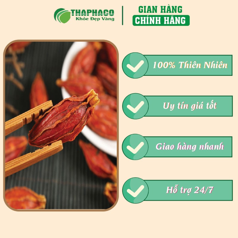 Liên hệ THAPHACO để mua dành dành sấy khô 500g giá rẻ tại TP.HCM