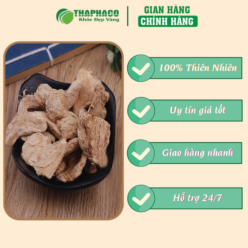 Liên hệ THAPHACO để mua gừng gió sấy khô giá rẻ tại TP.HCM