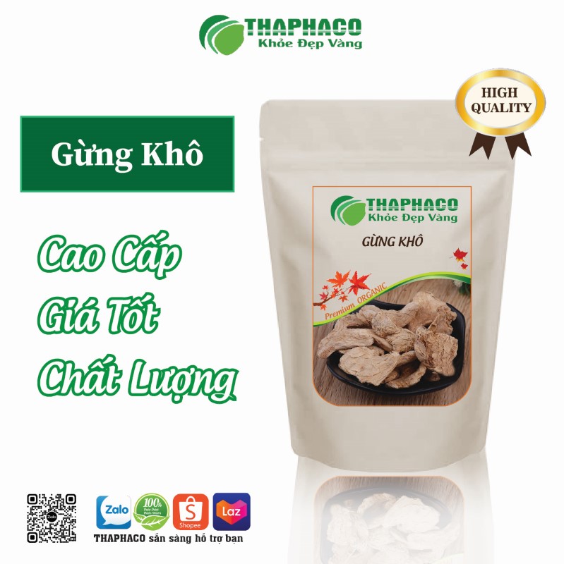 Mua 1kg gừng khô cao cấp, giá tốt, chất lượng tại THAPHACO