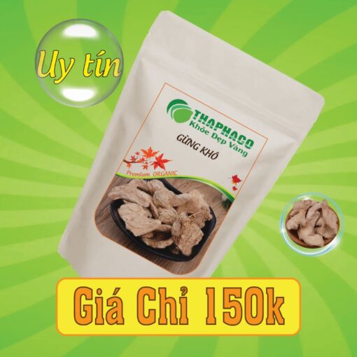 Túi 500g gừng sấy khô giá rẻ