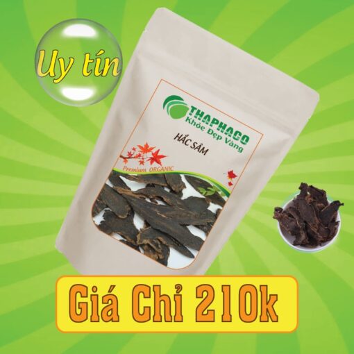 Túi 500g hắc sâm sấy khô giá rẻ