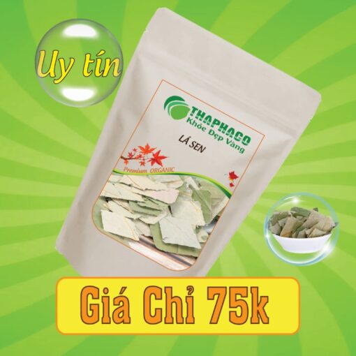 Túi 500g lá sen sấy khô giá rẻ