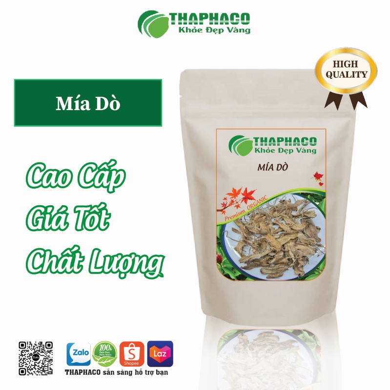 Túi 1kg mía dò khô cao cấp, giá tốt, chất lượng của THAPHACO 