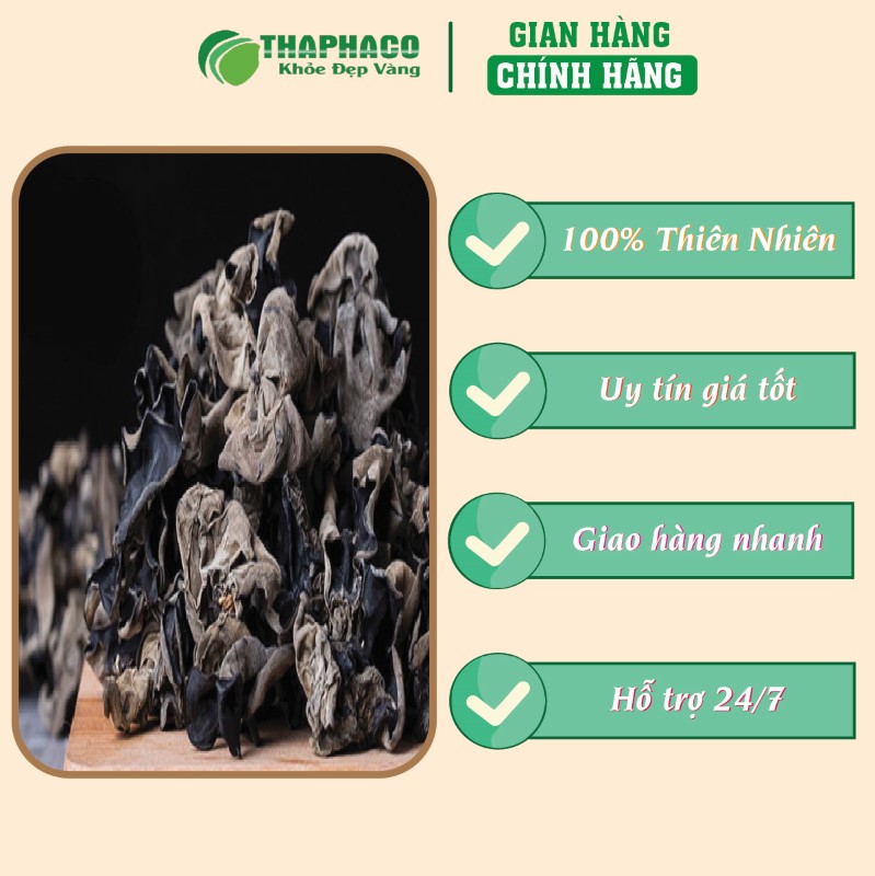 Địa chỉ uy tín để mua 500g nấm mèo đen sấy khô giá rẻ tại TP.HCM