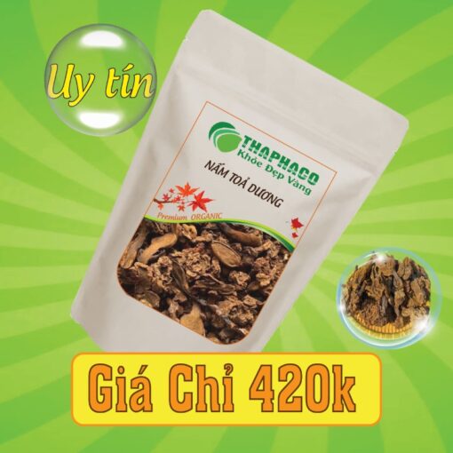 Túi 500g nấm toả dương sấy khô giá rẻ
