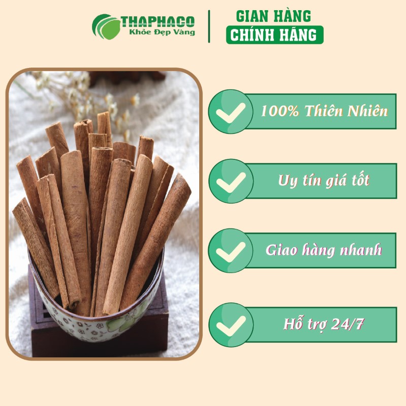 Liên hệ THAPHACO để mua 500g nhục quế sấy khô giá rẻ tại TP.HCM