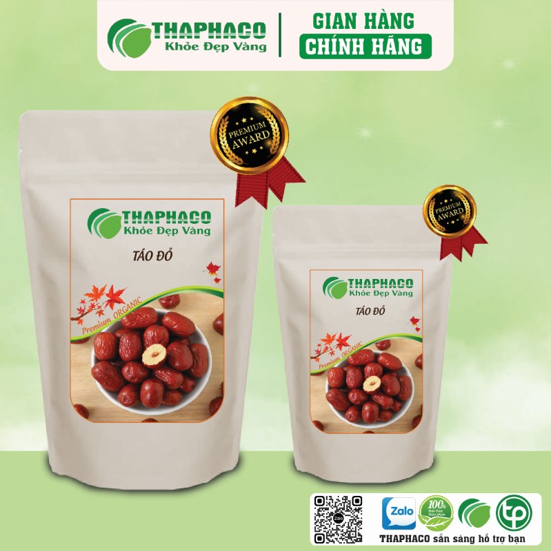 Táo đỏ khô túi 1kg nguyên chất giá rẻ 