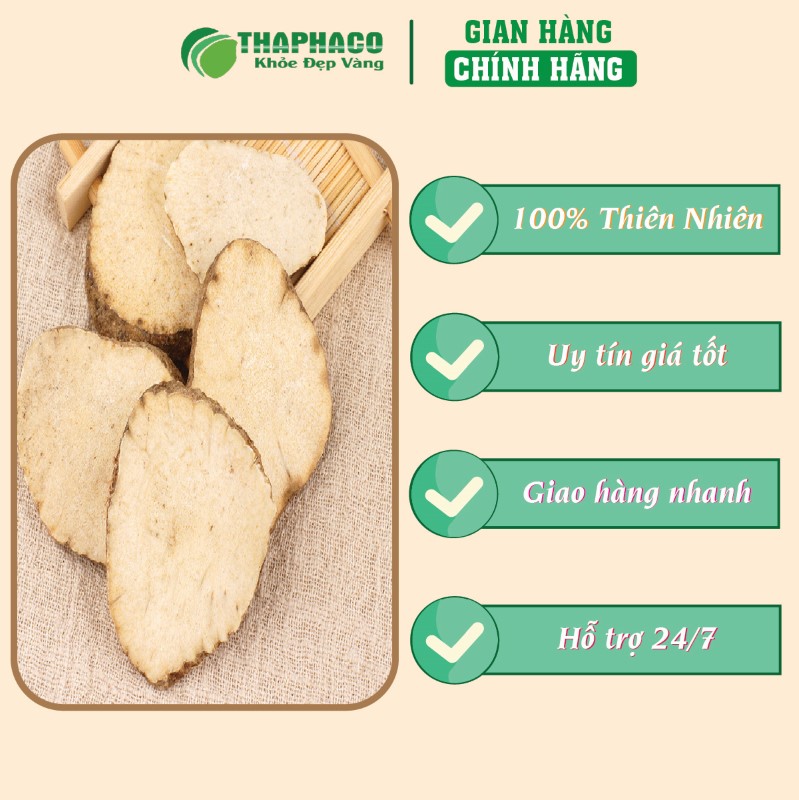 Liên hệ THAPHACO để mua 500g trạch tả/mã đề nước sấy khô giá rẻ tại TP.HCM