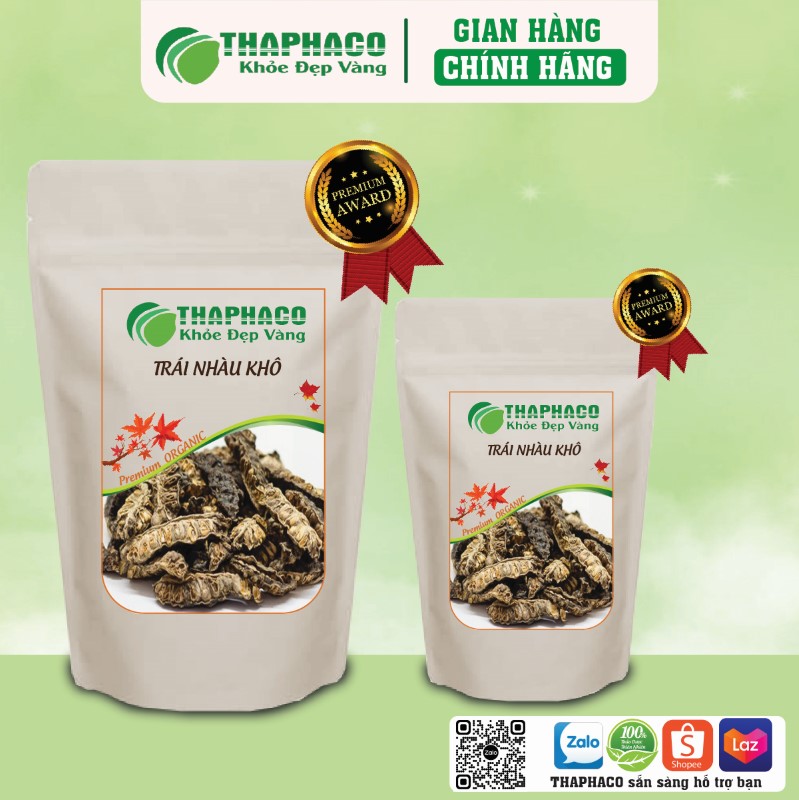 Trái nhàu khô túi 1kg nguyên chất giá rẻ 