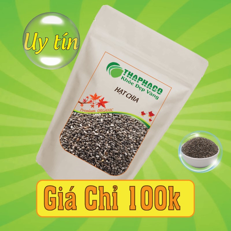 Mua 100g hạt chia khô với giá bán chỉ 100k 